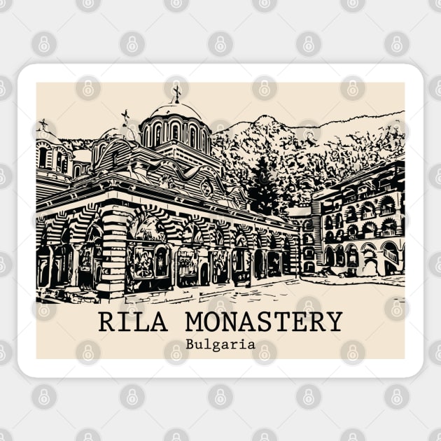 Rila Monastery - Bulgaria Sticker by Lakeric
